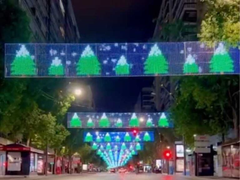 LED mesh screen for street