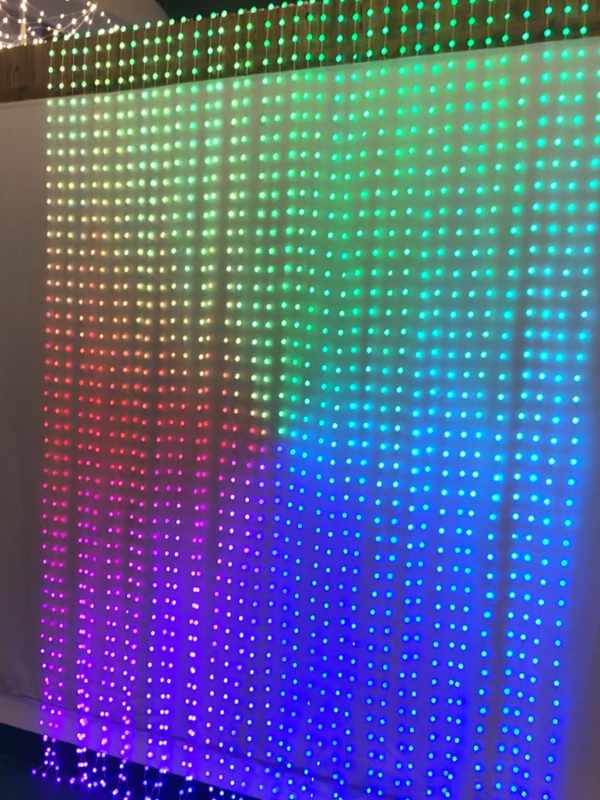 Smart LED curtain lights-RGB IC