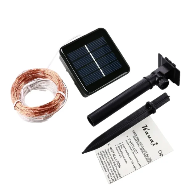 200 led solar Lights Waterproof String with RF 17Key Controller Holiday Outdoor led strip Christmas Party Wedding Decoration - Image 3