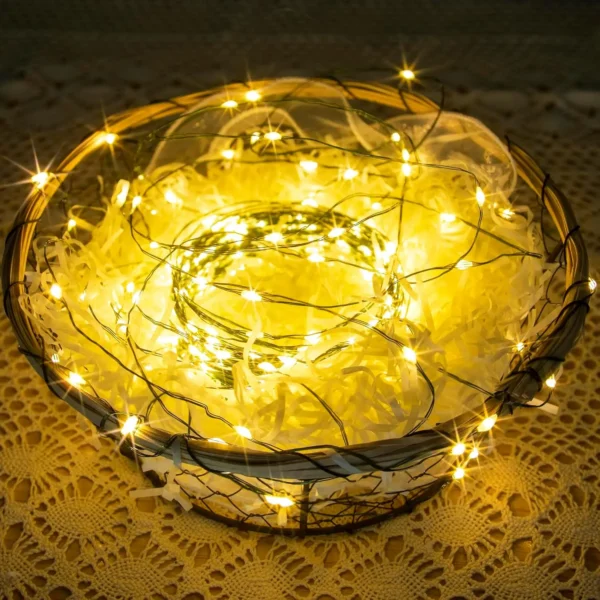 656ft 2000LED Copper Wire Fairy String Lights 8 Modes Plug In Remote Control for Wedding Party Home Christmas Decoration - Image 4