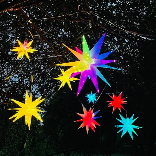 Explosive Starburst Night Light Bluetooth APP Control RGB Christmas Decoration Lamp Light Outdoor Waterproof for Tree,Garden - Image 6