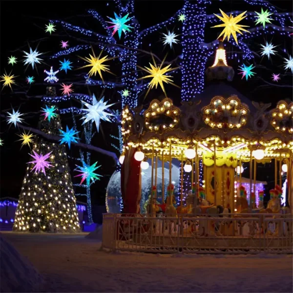 Explosive Starburst Night Light Bluetooth APP Control RGB Christmas Decoration Lamp Light Outdoor Waterproof for Tree,Garden - Image 5