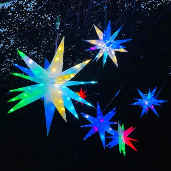 Explosive Starburst Night Light Bluetooth APP Control RGB Christmas Decoration Lamp Light Outdoor Waterproof for Tree,Garden